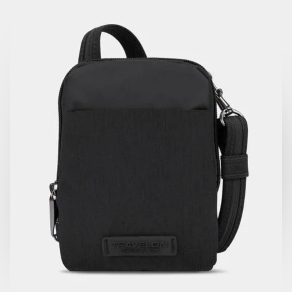 New Travelon The Metro Stadium Anti-Theft Crossbody Bag In Black